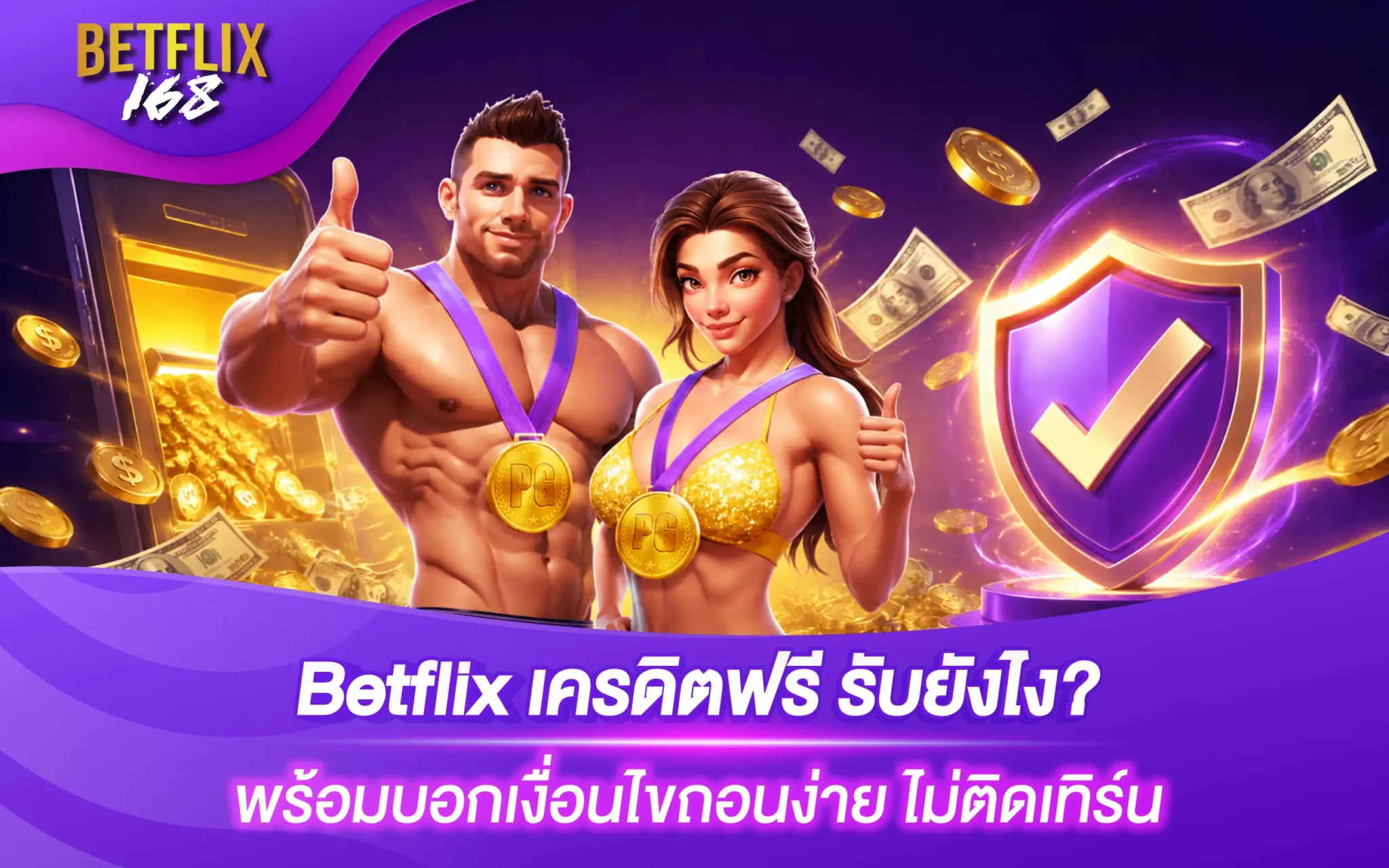 Betflix เครดิตฟรี กดรับยังไง เงื่อนไขถอนง่าย ไม่ติดเทิร์น