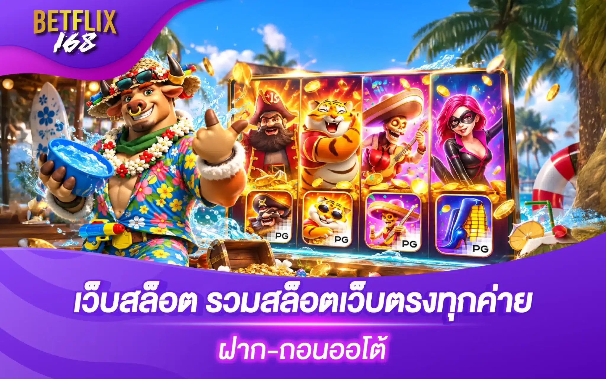 เว็บสล็อต รวมสล็อตเว็บตรงทุกค่าย ฝาก-ถอนออโต้