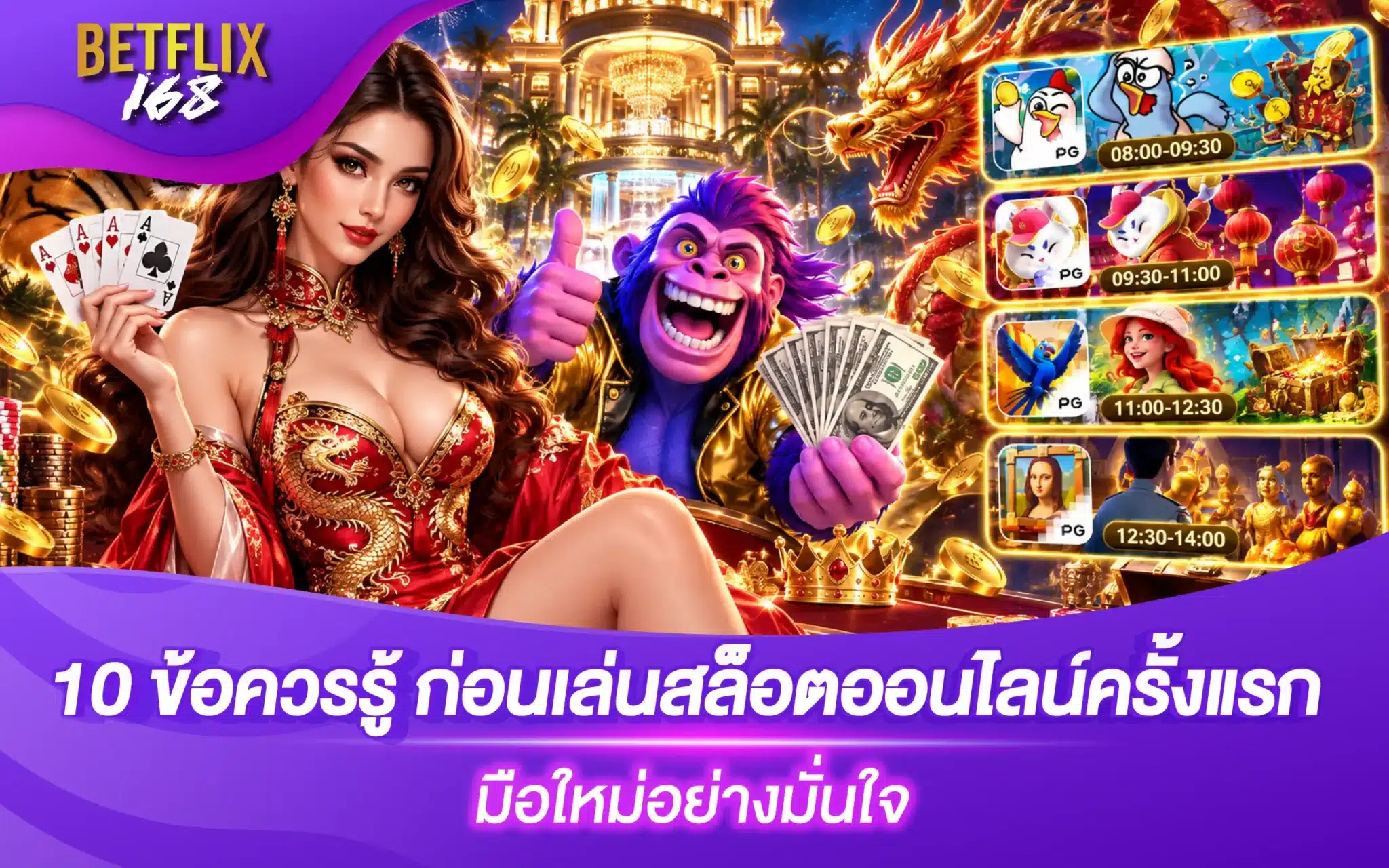 10 ข้อควรรู้ ก่อนเล่นสล็อตออนไลน์ครั้งแรก มือใหม่อย่างมั่นใจ